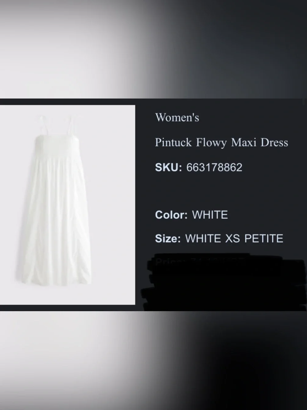 Abercrombie & Fitch lightweight white